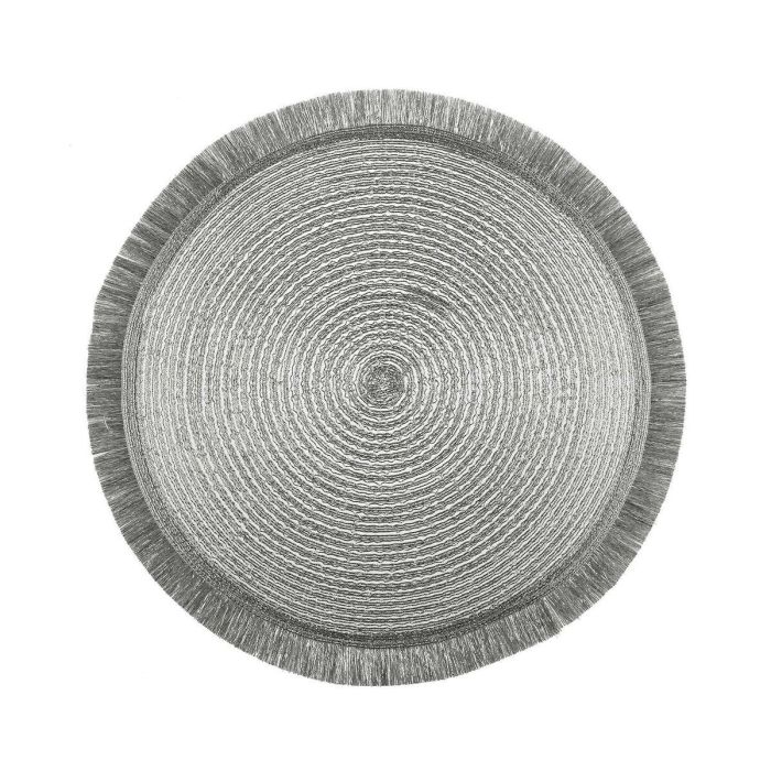 Versa Salvamantel Plateado 38x38 cm - Poliéster (6 Unidades) Versa Salvamantel Plateado 38x38 cm - Poliéster (6 Unidades)