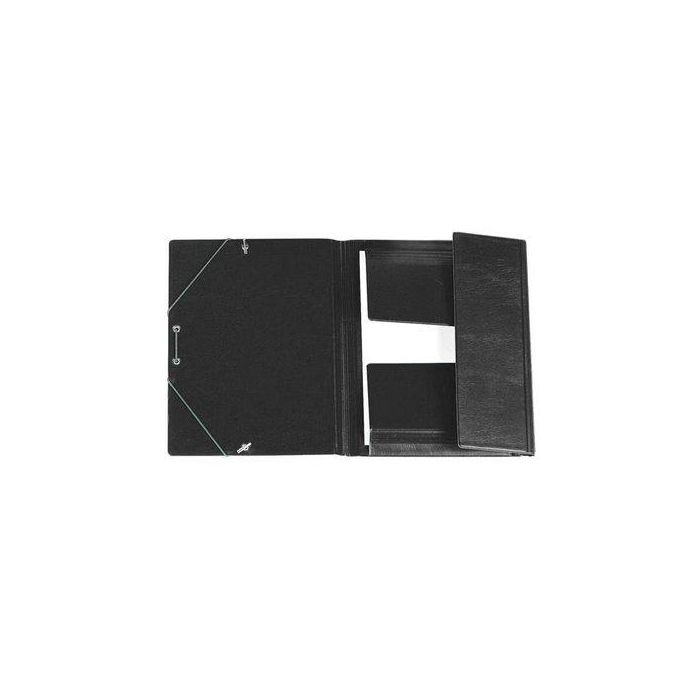 Carpeta De Gomas Y Solapas Iberplas Pvc Fº Negro