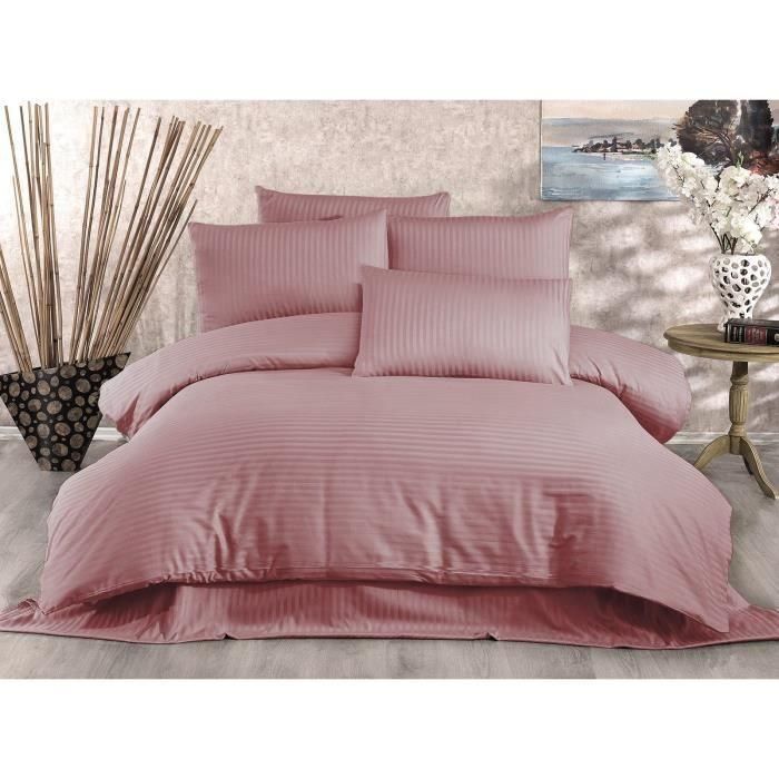 Juego de Cama ASI8683342999601 - 1 Funda Nórdica 220x240 cm + 2 Fundas Almohada 60x60 cm - 80% Algodón, 20% Poliéster - Polvo