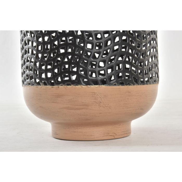 DKD Home Decor Portavela de Metal Colonial Colección Jungle Negro Marrón 20.5x51x20.5 cm (4 Unidades) 2 DKD Home Decor Portavela de Metal Colonial Colección Jungle Negro Marrón 20.5x51x20.5 cm (4 Unidades) 2