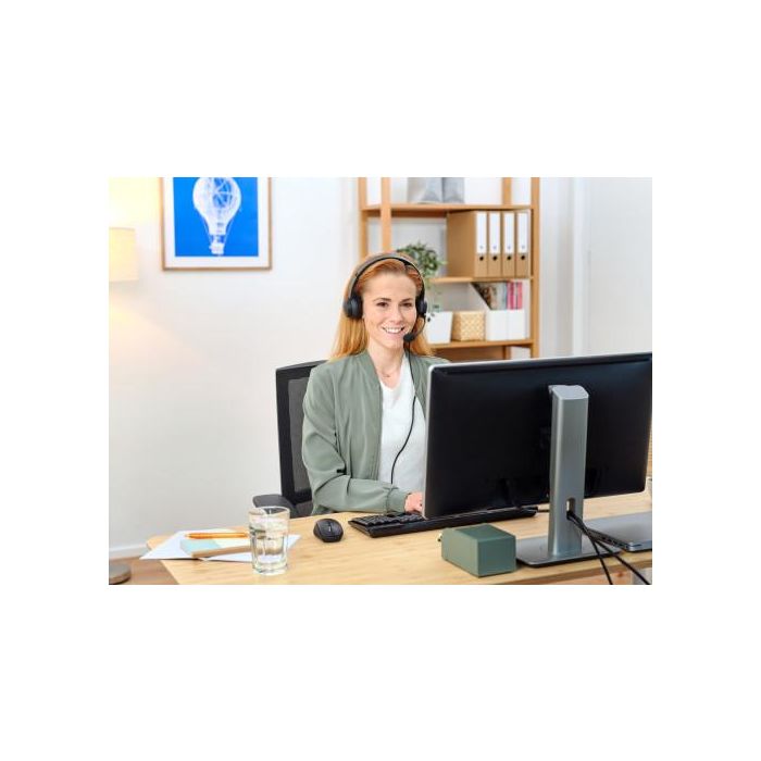 Trust Auriculares Ayda Estéreo con Micrófono, Cancelación de Ruido Ambiental, Cable USB, Negro 7