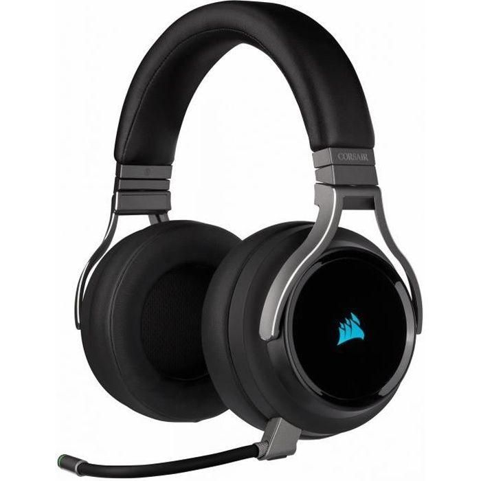 CORSAIR Gamer Headset VIRTUOSO RGB Inalámbrico Negro (CA-9011185-EU) CORSAIR Gamer Headset VIRTUOSO RGB Inalámbrico Negro (CA-9011185-EU)