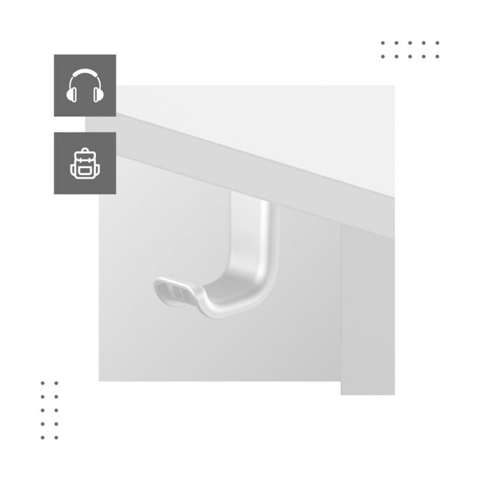 Mesa de Escritorio Gaming Mark Adler MA-Leader 7.0 White Blanco 10 Mesa de Escritorio Gaming Mark Adler MA-Leader 7.0 White Blanco 10