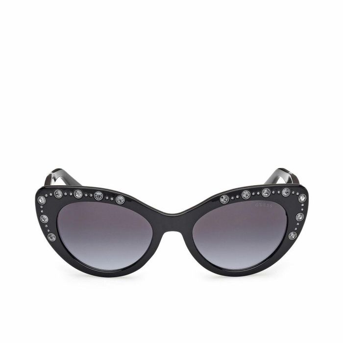 Guess Gafas GU00163 01B Gafas de sol Cat Eye para Mujer - 140 mm, Montura Inyectada Guess Gafas GU00163 01B Gafas de sol Cat Eye para Mujer - 140 mm, Montura Inyectada