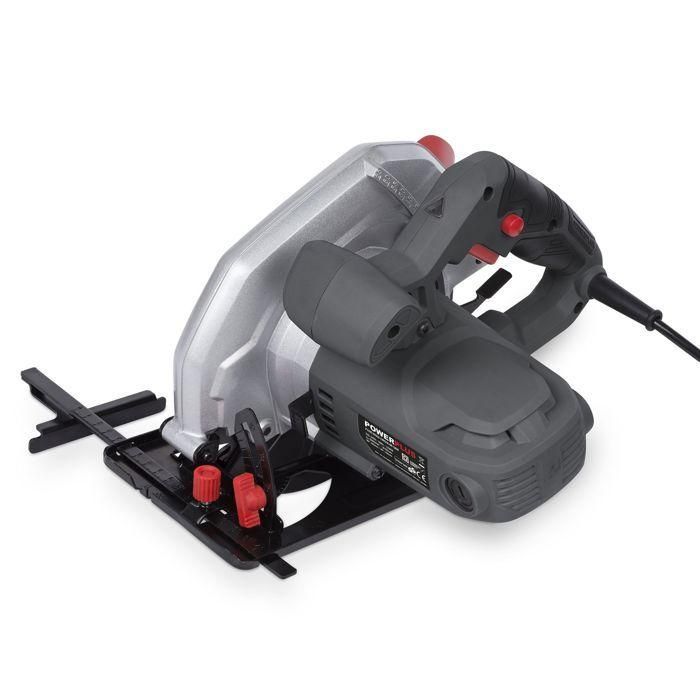 Sierra circular POWERPLUS POWE30050 1200 W de ángulo ajustable 1 Sierra circular POWERPLUS POWE30050 1200 W de ángulo ajustable 1