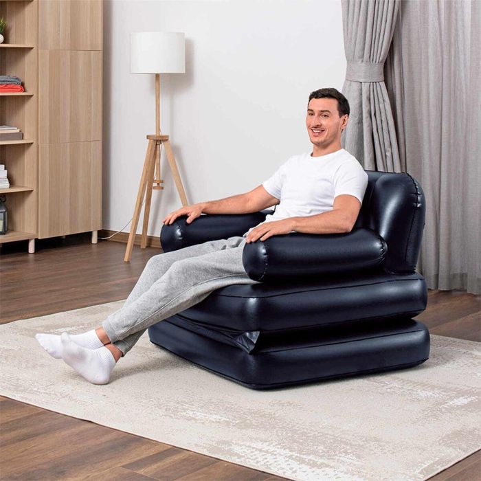 Bestway Sillon Hinchable 4 Posiciones Negro 191x38x25 cm Interior 75114 13