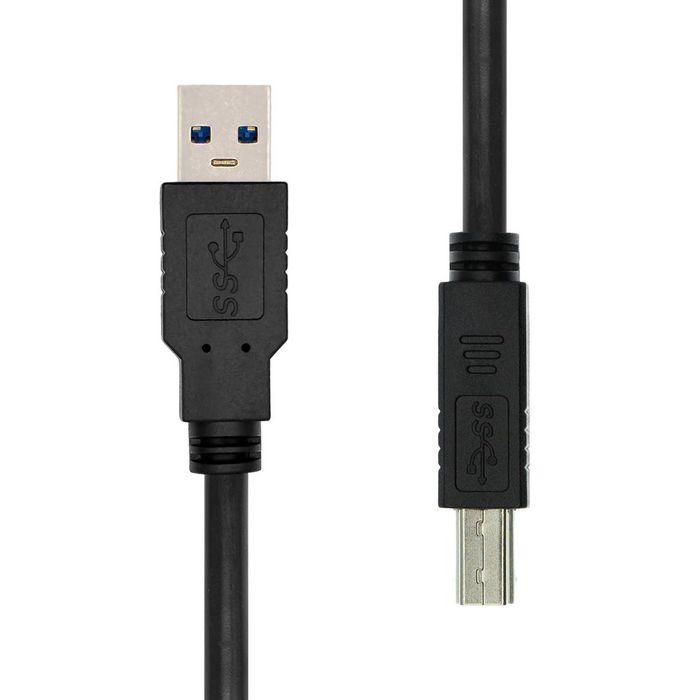 ProXtend USB 3.2 Gen1 Cable A to B M/M Black 1M 1 ProXtend USB 3.2 Gen1 Cable A to B M/M Black 1M 1