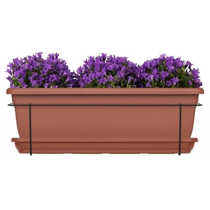 Kit macetero con soporte metálico y bandeja - GARDEN ID Relax - Terra. 50 cm - Reciclado y 100% reciclable - Volumen para plantas Kit macetero con soporte metálico y bandeja - GARDEN ID Relax - Terra. 50 cm - Reciclado y 100% reciclable - Volumen para plantas