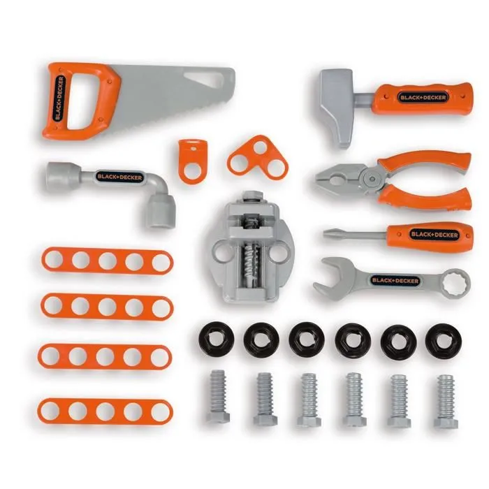 Black&Decker Banco Maletín de Herramientas con 33 Accesorios 76x43x35 cm 2