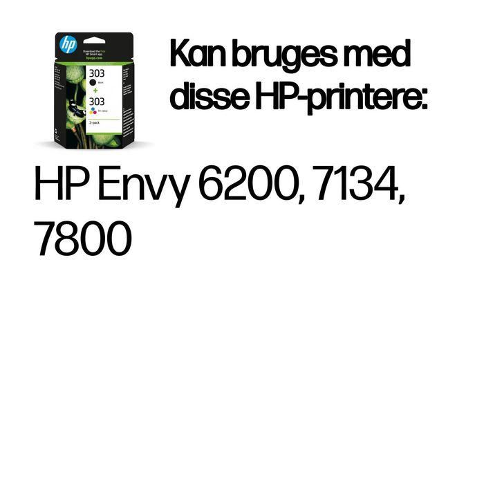 HP 303 Pack x2 Cartuchos de Tinta Originales Negro/Tricolor 5