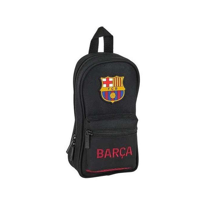 Plumier Mochila F.C. Barcelona Negro 12 x 23 x 5 cm