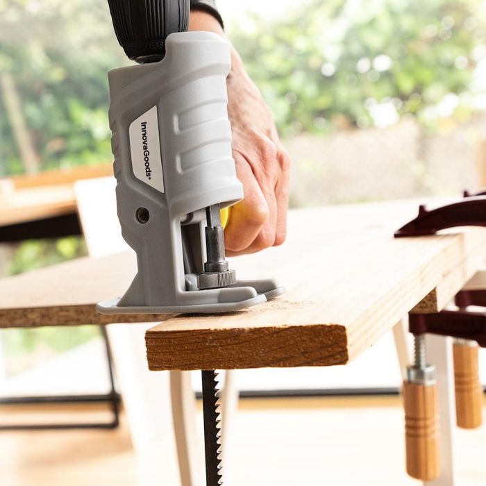 Adaptador de Sierra de Calar para Taladro Jrill InnovaGoods 8 Adaptador de Sierra de Calar para Taladro Jrill InnovaGoods 8