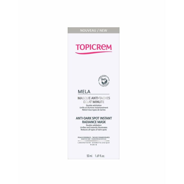 Topicrem Mascarilla Facial Antimanchas Luminosidad Instantánea 50 ml 2 Topicrem Mascarilla Facial Antimanchas Luminosidad Instantánea 50 ml 2