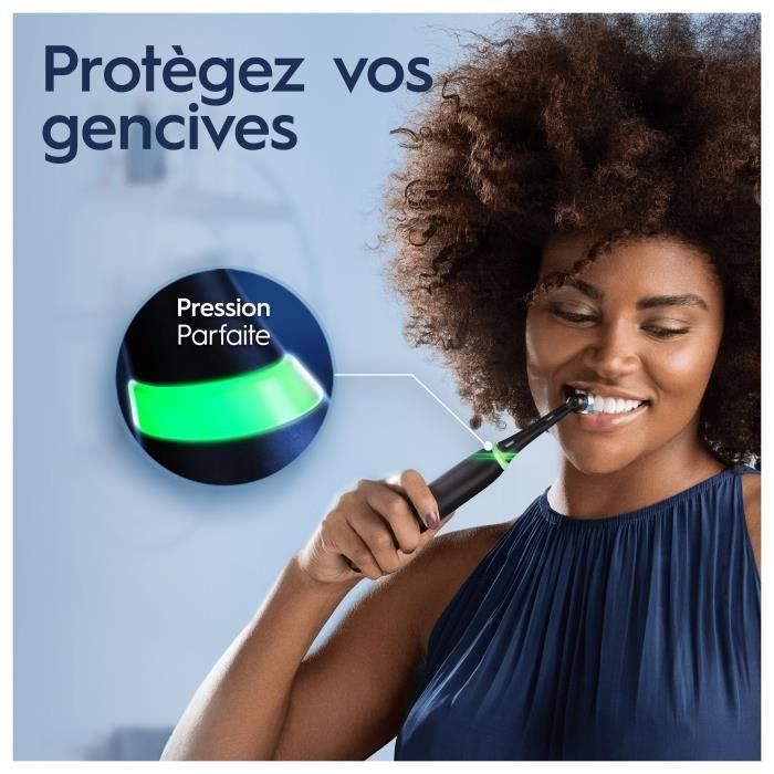 Oral-B iO 3 Pack de 2, cepillos de dientes eléctricos negro y azul, 2 cabezales, 1 estuche de viaje 2 Oral-B iO 3 Pack de 2, cepillos de dientes eléctricos negro y azul, 2 cabezales, 1 estuche de viaje 2