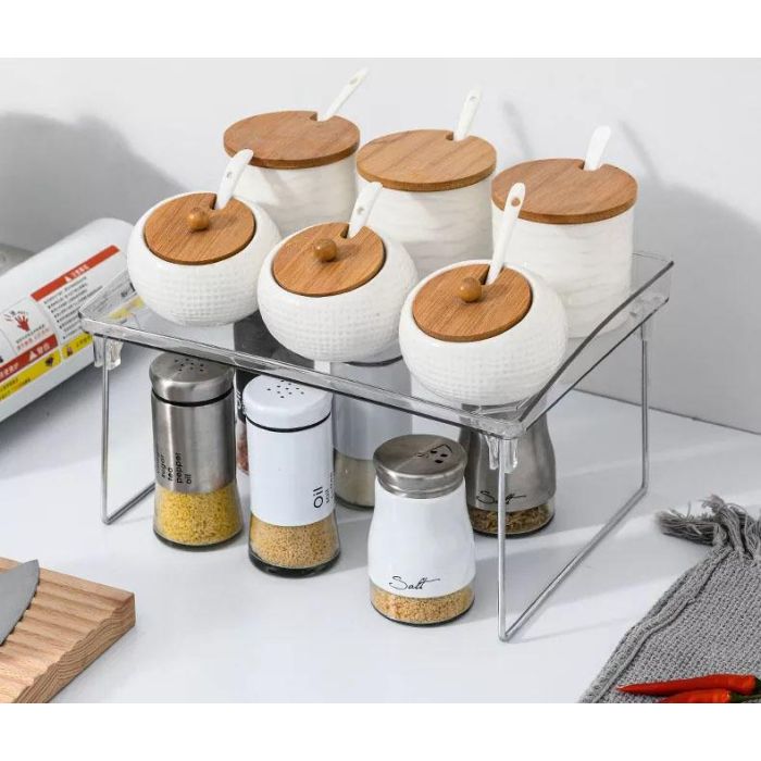 Confortime Estante Plegable, 31 cm de largo x 22 cm de ancho x 4 cm de alto (12 Unidades) 4 Confortime Estante Plegable, 31 cm de largo x 22 cm de ancho x 4 cm de alto (12 Unidades) 4