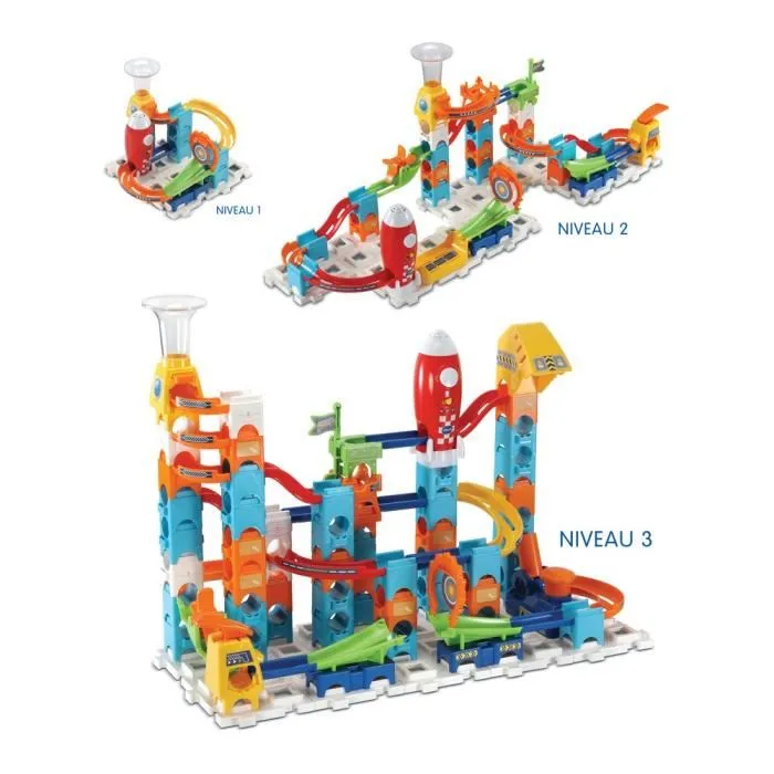 VTECH Marble Rush Circuito de Bolas Rocket Set Electronic M100E Francés 1