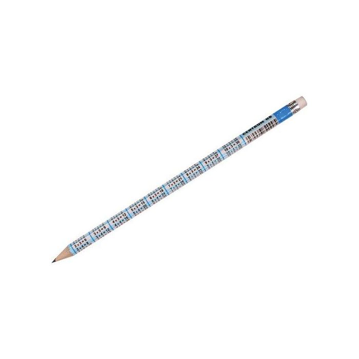 Lapiz De Grafito Centrum Tabla De Multiplicar Con Goma Hb 100 unidades