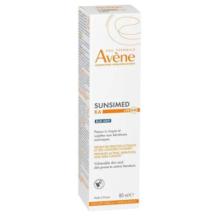 Avène SUNSIMED Crema Fotoprotectora SPF50+ 80ml - Producto Sanitario Piel Sensible, Prevención Cáncer de Piel, Queratosis Actínica