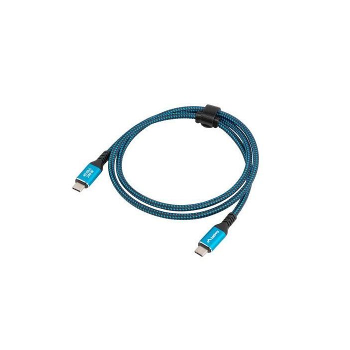 Cable USB-C Lanberg CA-CMCM-45CU-0020-BK Azul Negro 2 m 4 Cable USB-C Lanberg CA-CMCM-45CU-0020-BK Azul Negro 2 m 4
