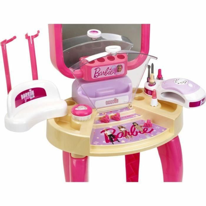 Klein Centro de Belleza Barbie Happy Vibes Juguete de Belleza Completo con Accesorios y Luz 1