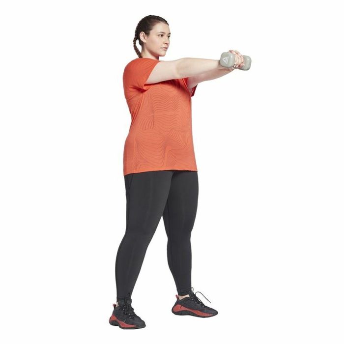 Camiseta de Manga Corta Mujer Reebok Burnout Naranja 2X 2