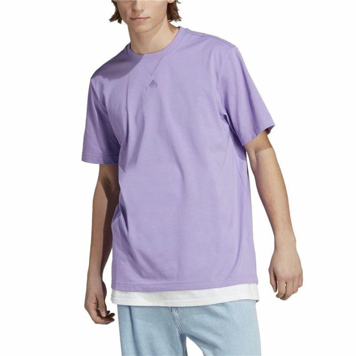 Camiseta de Manga Corta Hombre Adidas All Szn Morado 6 Camiseta de Manga Corta Hombre Adidas All Szn Morado 6