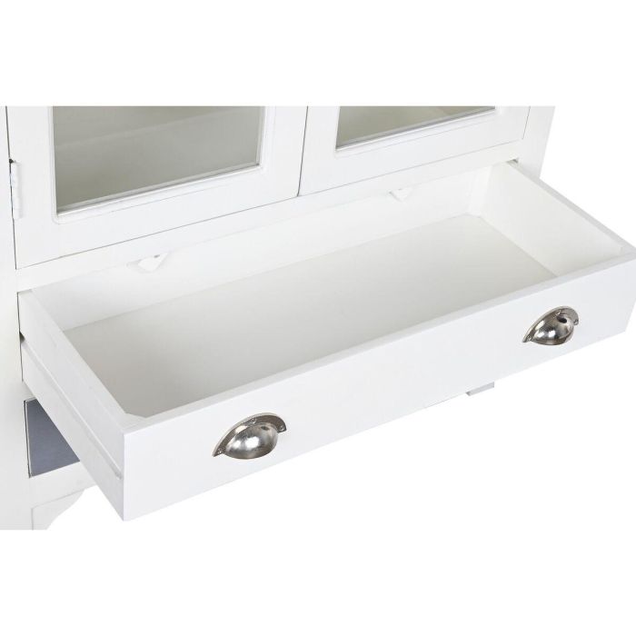 DKD Home Decor Vitrina Tradicional Blanco Gris Madera Mango Cristal 2 Cajones 6 Puertas 40x200x89 cm 5 DKD Home Decor Vitrina Tradicional Blanco Gris Madera Mango Cristal 2 Cajones 6 Puertas 40x200x89 cm 5