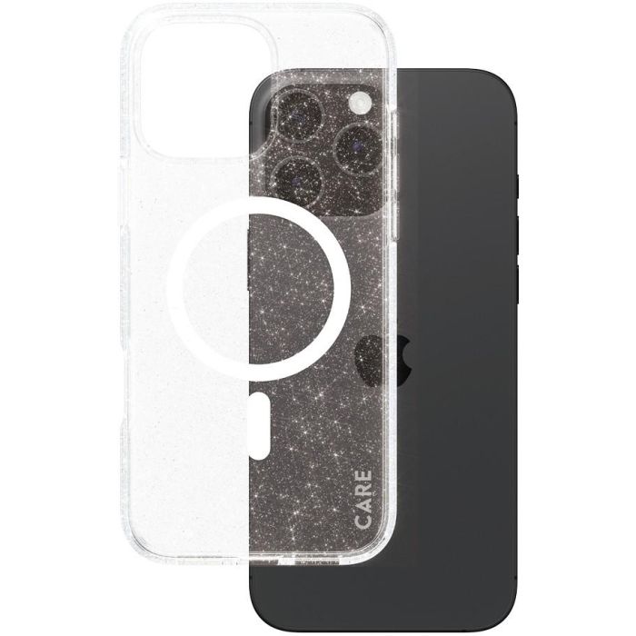 CARE Funda Flagship Star Lit White MagSafe para iPhone 16 Pro Max