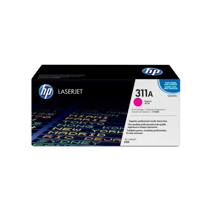 Toner Hp Nº 311A Q2683A Laserjet Color 3700 Magenta 6.000 Pág.