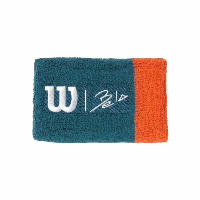 Muñequera Deportiva Wilson Bela Extra Wide Wrtbd II Azul Talla única Muñequera Deportiva Wilson Bela Extra Wide Wrtbd II Azul Talla única