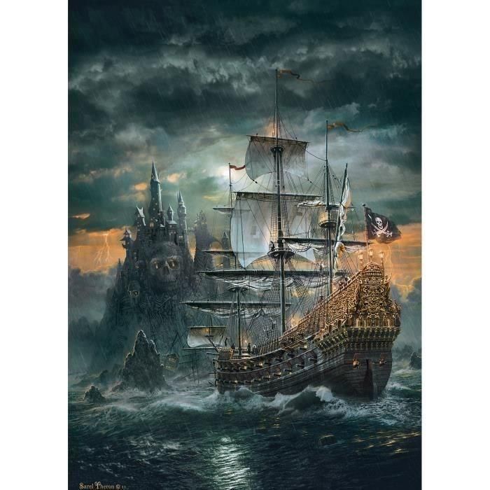 Puzzle Clementoni The Pirate Ship 31682.3 59 x 84 cm 1500 Piezas 1