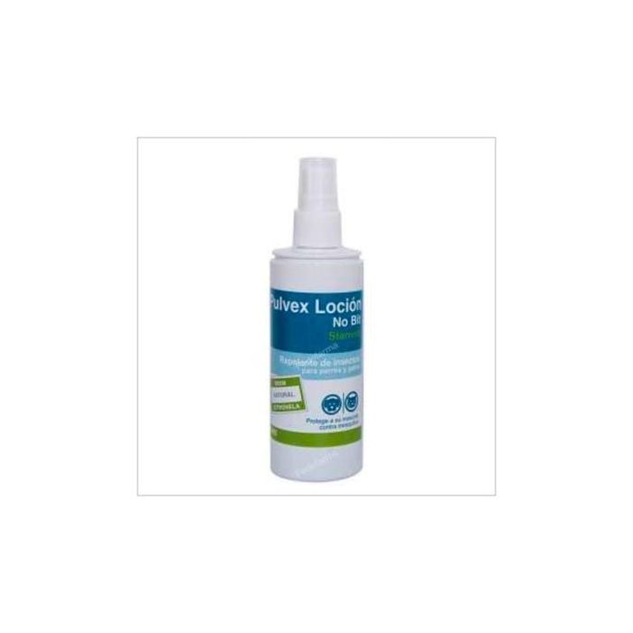 Stangest Pulvex Loción No Bit 125 mL - Repelente de Insectos con Extracto de Neem y Citronela