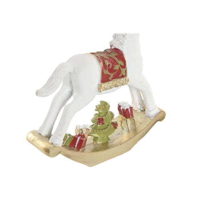 DKD Home Decor Figura Navidad Fantasía Caballo Resina 3.5x14x14 cm (2 Unidades) 2