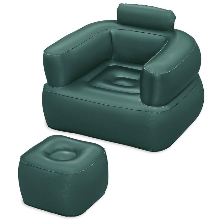 Bestway Sillon Hinchable con Reposapies Color Surtido 107x99x80/48x48x36 cm Interior 75137