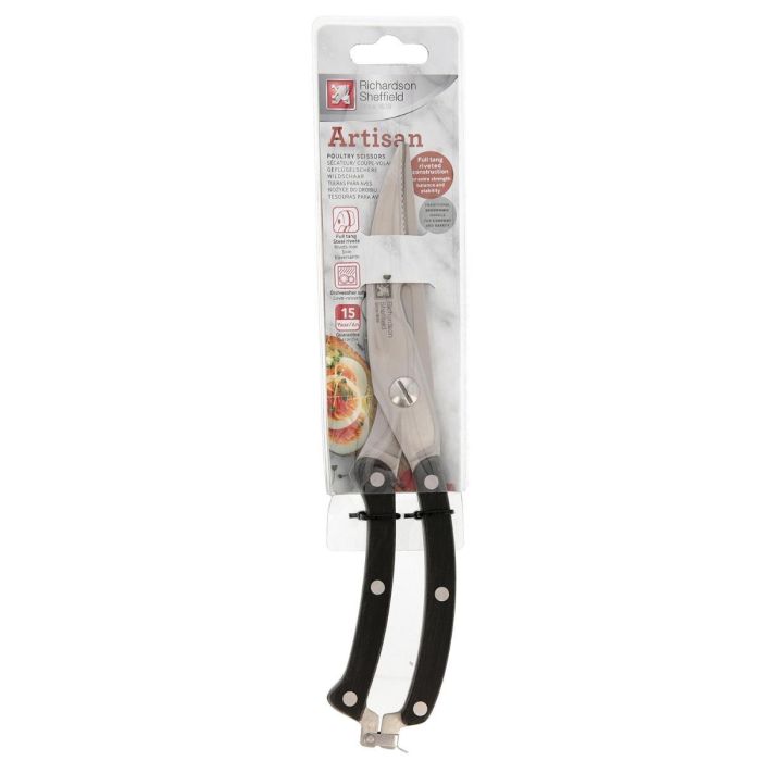 Richardson Sheffield Tijera para Aves Artisan Acero Inoxidable, Mango Ergonómico, Hoja Espiga Completa, 25 cm, 6 Unidades 1 Richardson Sheffield Tijera para Aves Artisan Acero Inoxidable, Mango Ergonómico, Hoja Espiga Completa, 25 cm, 6 Unidades 1