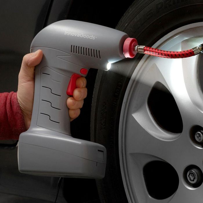 Compresor de Aire Portátil con LED Airpro+ InnovaGoods 0 Compresor de Aire Portátil con LED Airpro+ InnovaGoods 0