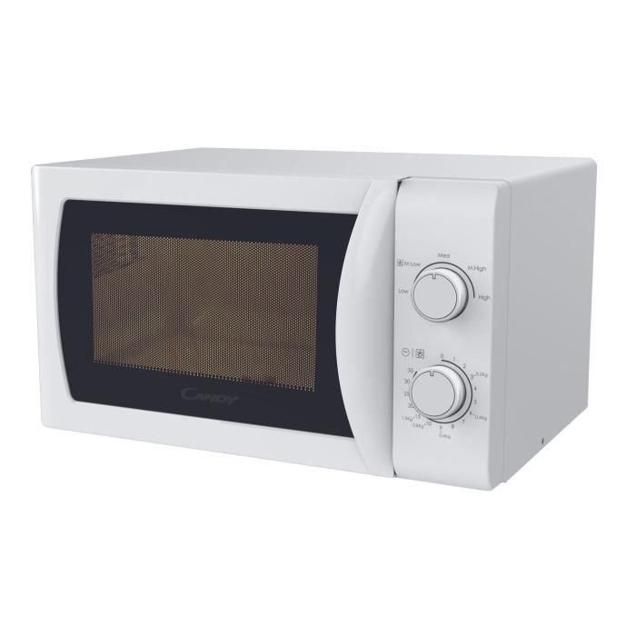 CMW20SMW Microondas Mono CANDY Idea - 20L - MO: 700W - UI mecánica - 5 niveles de potencia - Blanco CMW20SMW Microondas Mono CANDY Idea - 20L - MO: 700W - UI mecánica - 5 niveles de potencia - Blanco