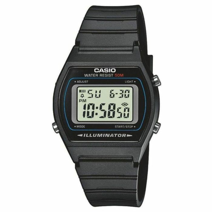 Reloj Unisex Casio W-202-1AVEF Digital Negro 0 Reloj Unisex Casio W-202-1AVEF Digital Negro 0