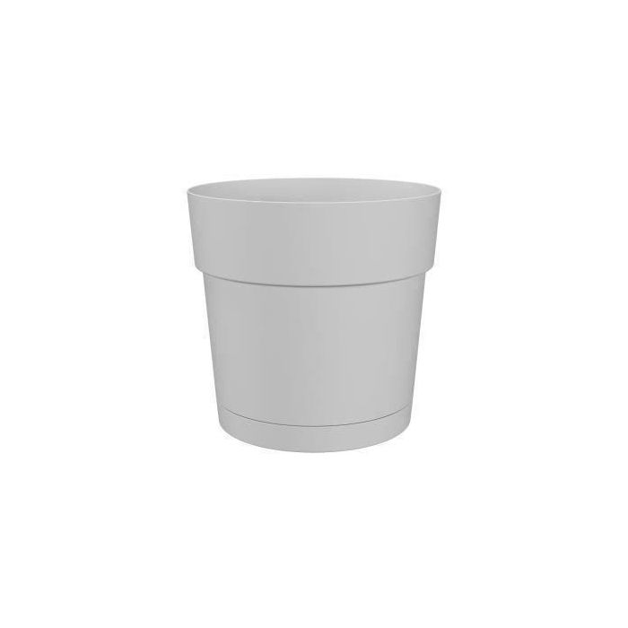 Maceta de flores y capri redondo - plástico - tanque de agua - diámetro 30 cm - blanco - Artevasi Maceta de flores y capri redondo - plástico - tanque de agua - diámetro 30 cm - blanco - Artevasi