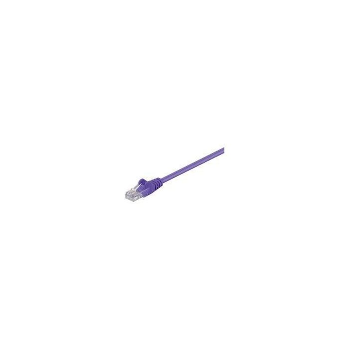 MicroConnect Cable de red CAT5e U/UTP Púrpura 1.5m para Conexión de Dispositivos Redes Oficina Hogar 100MHz
