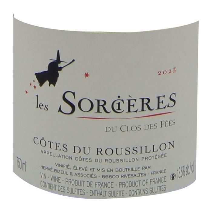 Domain du Clos des Fées Cuvée Les Sorcieres 2023 Côtes du Roussillon - Vino tinto de Languedoc-Rosellón 1