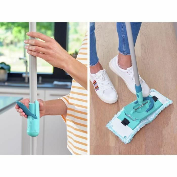 Leifheit 52121 Clean Twist M Ergo mobile Kit de limpieza de suelos con trapeador, cubo giratorio con ruedas y capacidad de 6 litros 4