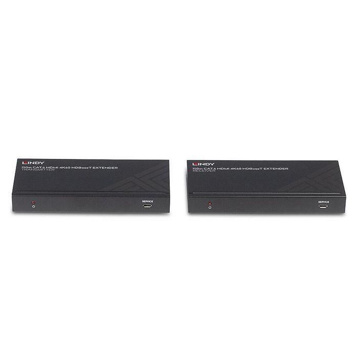 Lindy 150m Cat.6 HDMI 4K60, IR and RS-232 HDBaseT Extender 2 Lindy 150m Cat.6 HDMI 4K60, IR and RS-232 HDBaseT Extender 2