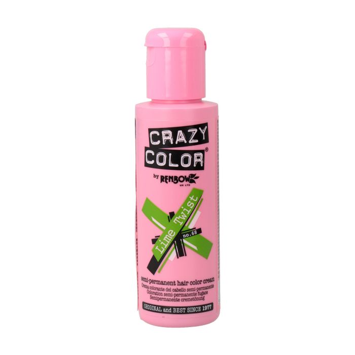 Tinte Semipermanente Lime Twist Crazy Color Nº 68 (100 ml)