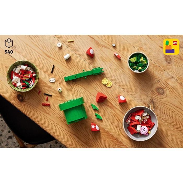 LEGO 71426 Super Mario Planta Piraña: Figura Articulada con Tubo y 2 Piezas, Modelo para Adultos 6 LEGO 71426 Super Mario Planta Piraña: Figura Articulada con Tubo y 2 Piezas, Modelo para Adultos 6