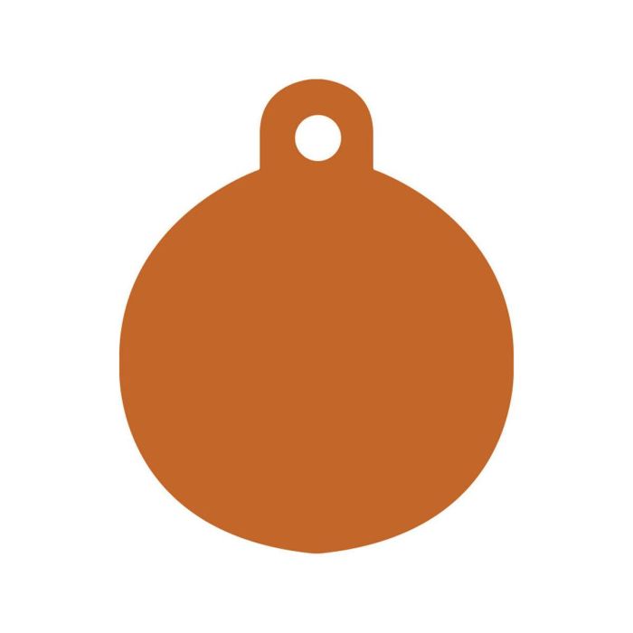 Placa identificativa para collar Imarc Circle Naranja 0 Placa identificativa para collar Imarc Circle Naranja 0