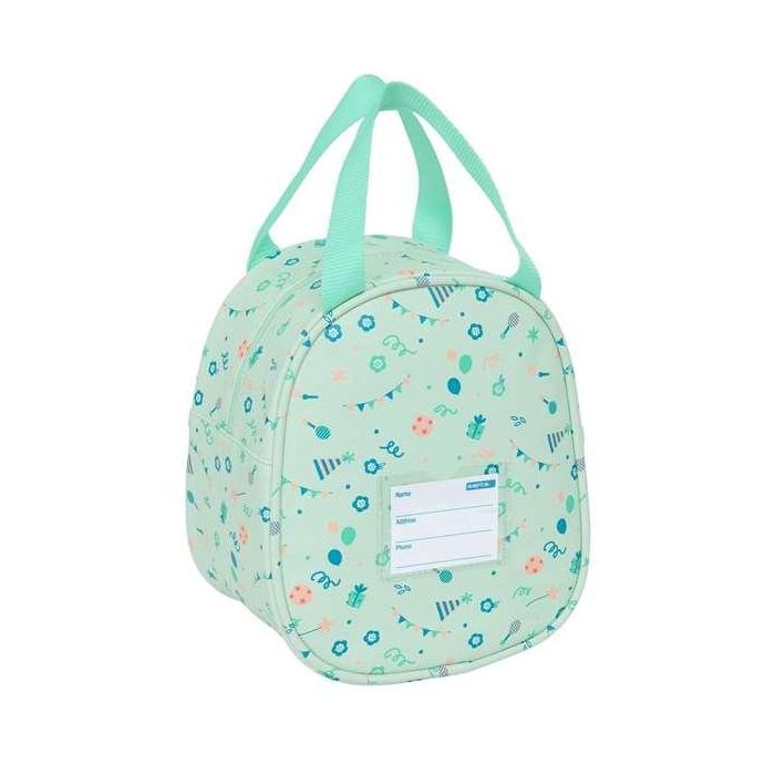Portameriendas Térmico Safta Fiesta Verde 19 x 22 x 14 cm 1 Portameriendas Térmico Safta Fiesta Verde 19 x 22 x 14 cm 1