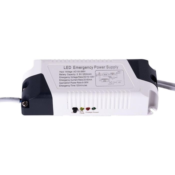 Driver Emergencia Panel Led ► 120Min [HO-PCTMBW0P0] 1