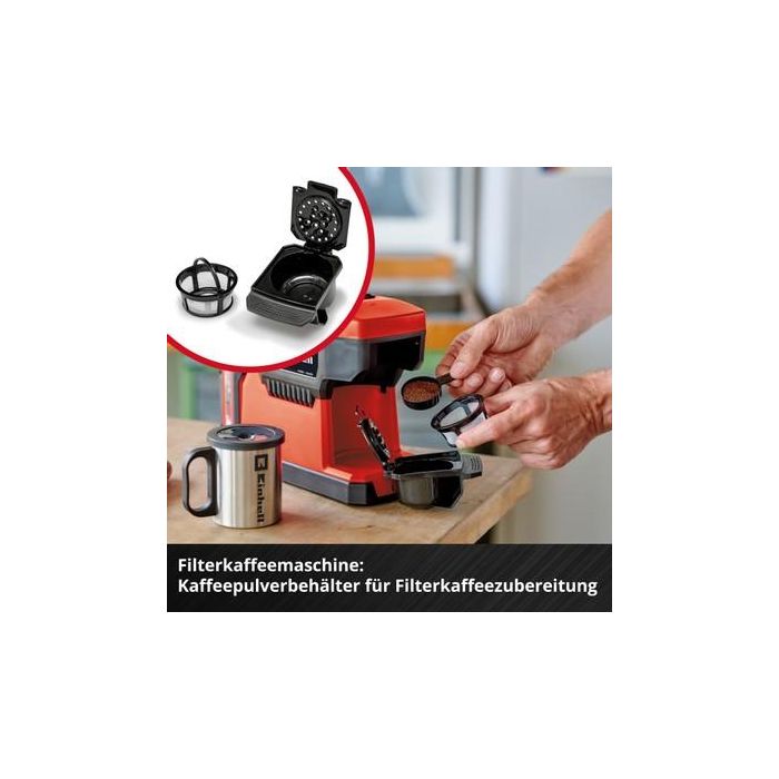Einhell TE-CF 18 Li solo Akku-Kaffeemachine 9