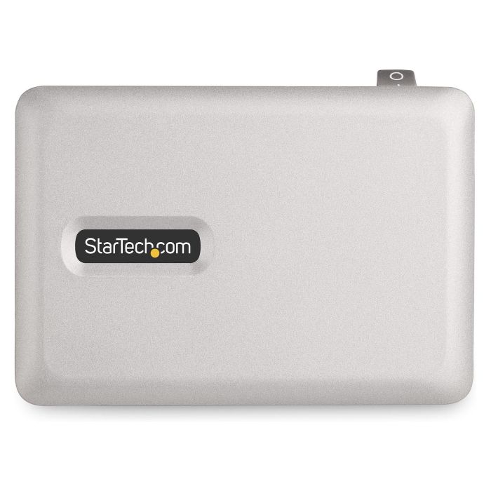 StarTech 10G5A2CS Hub USB-C de 7 Puertos, Autoalimentado, 10 Gbps, USB 3.2 Gen 2 Tipo-A y Tipo-C, Color Plata